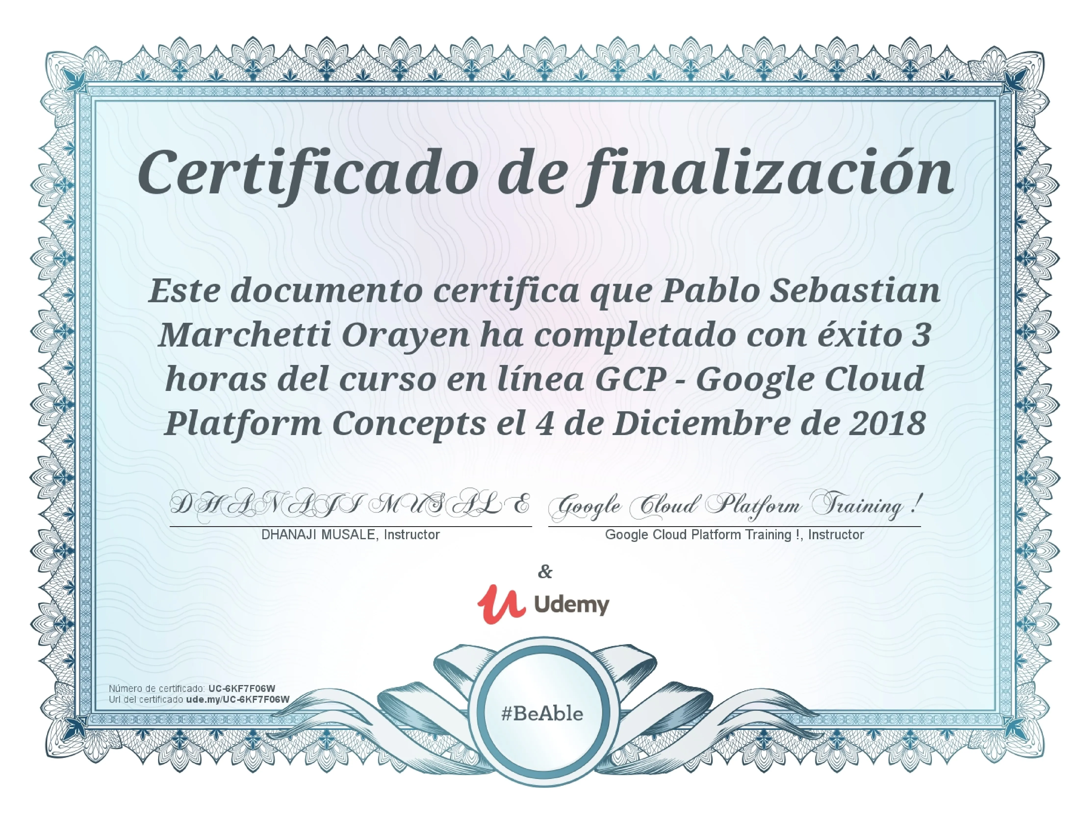 GCP - Conceptos de Google Cloud Platform